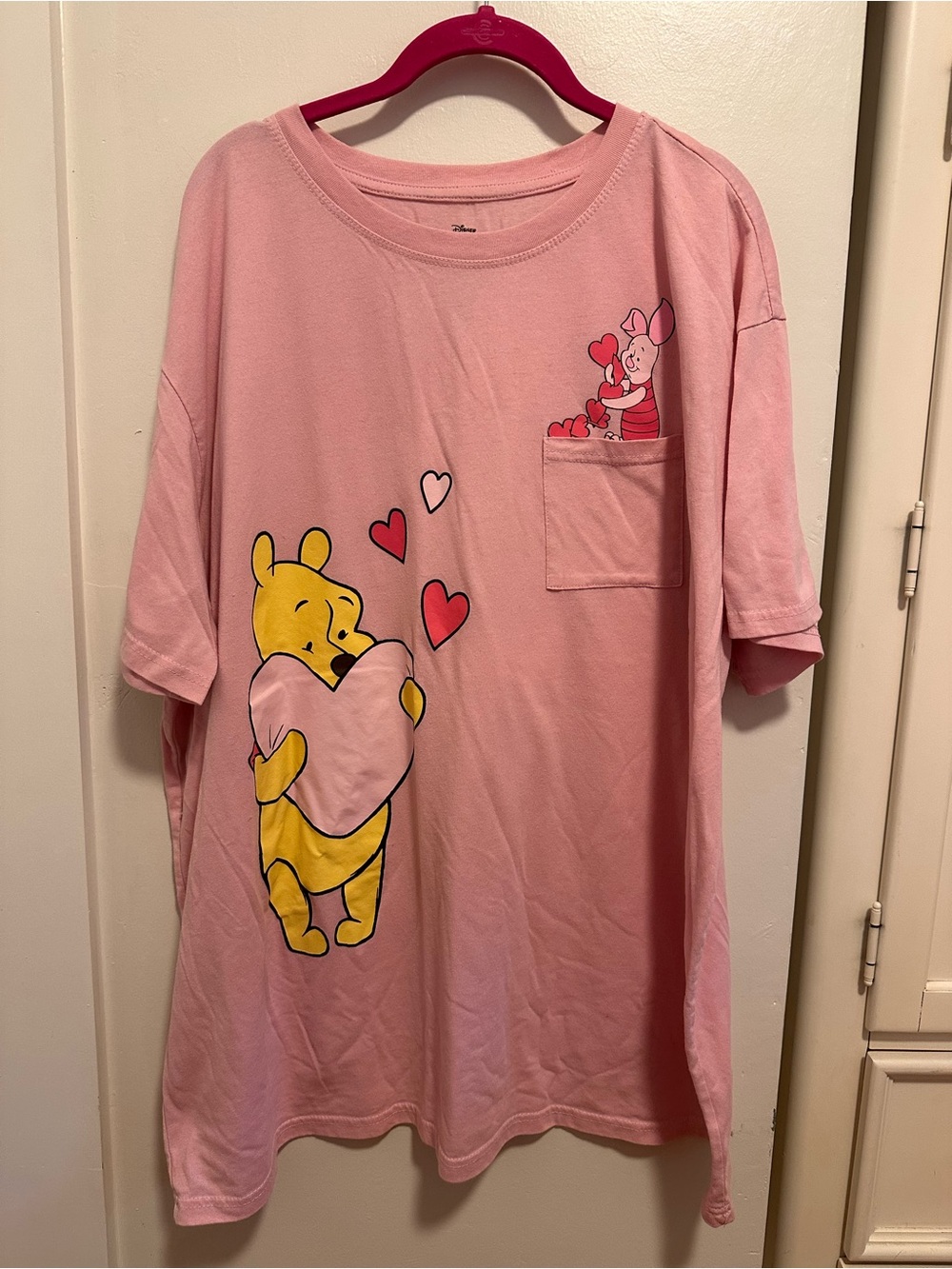 Disney's Winnie the Pooh Pink Graphic T-Shirt